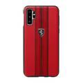 CG Mobile Ferrari Urban PU Leather for Galaxy Note 10Plus, Shock & Scratch Resistant, Easy Access to All Ports, Drop Protection, Officially Licensed - Red