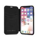 CG Mobile Ferrari Heritage Book Type Case for iPhone X - Black