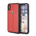 CG Mobile Ferrari Heritage Hard Case for iPhone X, Shock Absorbent, Easy Access to All Ports, Scratch Resistant, Drop Protection Back Cover - Red