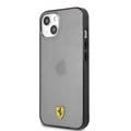 CG Mobile Ferrari Transparent Black Shadow Print Logo For iPhone 13 Mini (5.4") - Black