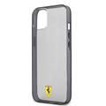 CG Mobile Ferrari Transparent Black Shadow Print Logo For iPhone 13 Mini (5.4") - Black