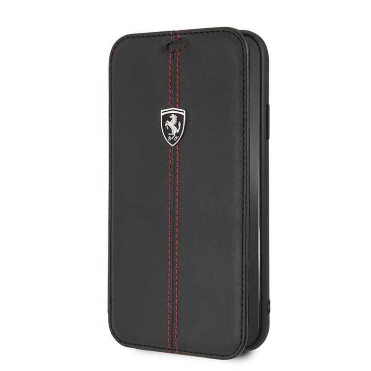 CG Mobile Ferrari Heritage Book Type Case for iPhone Xr - Black