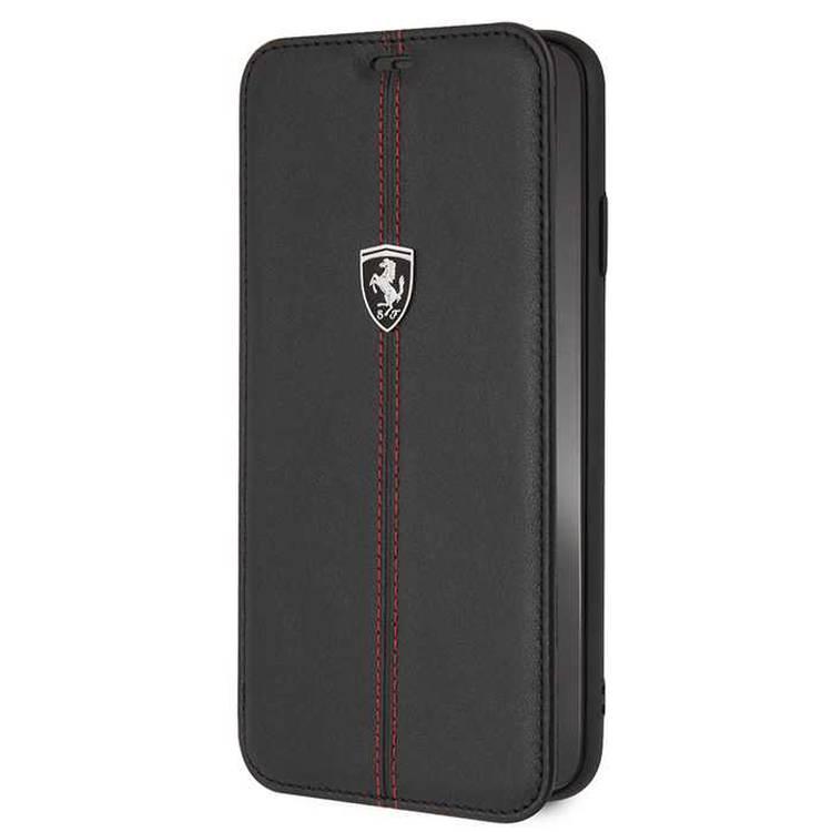 CG Mobile Ferrari Heritage Book Type Case for iPhone Xs Max - Black