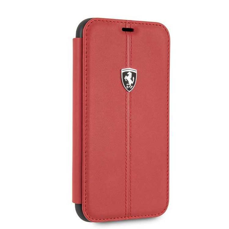 CG Mobile Ferrari Heritage Book Type Case for iPhone Xr - Red