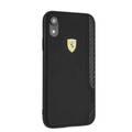 CG MOBILE Ferrari On Track PU Rubber Hard Phone Case Compatible for iPhone Xr (6.1") Mobile Case Officially Licensed