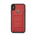 CG Mobile Ferrari Heritage 488 Genuine Leather Hard Case for iPhone Xs Max - Red