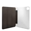 Karl Lagerfeld PU Saffiano Karl & Choupette Head Folio Case for iPad 12.9" - Silver