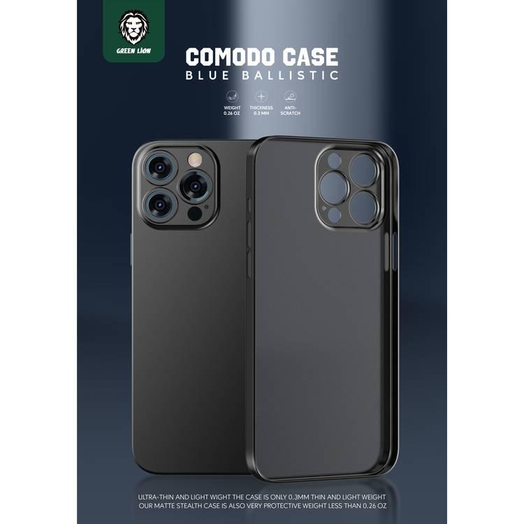 Green Lion Comodo Case for iPhone 13 Pro Max 6.7", Anti-Scratch, Easy Access to All Ports, Drop Protection - Black