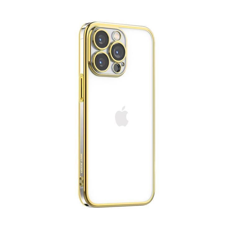 Green Lion Mars Electroplating TPU Case for iPhone 13 Pro Max ( 6.7" ) - Gold