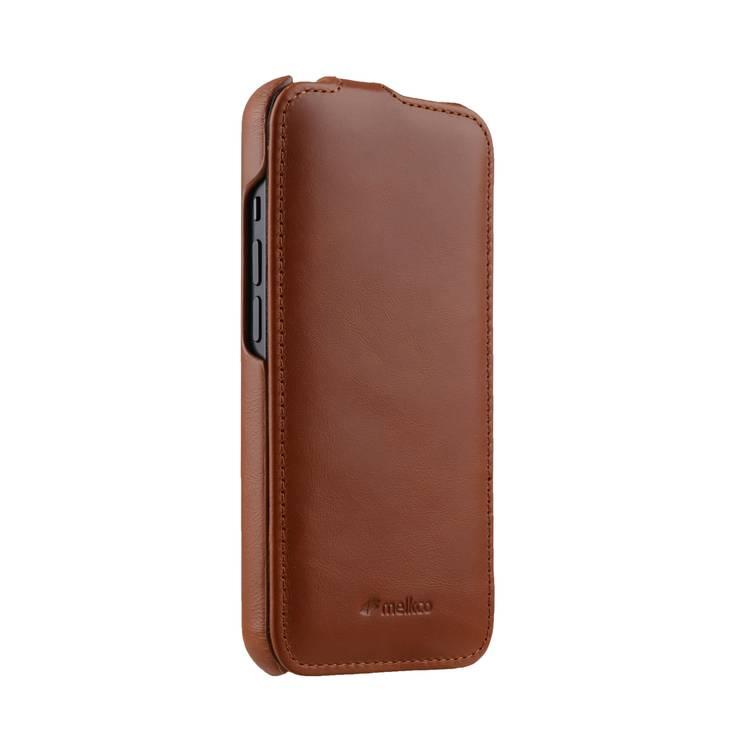 Melkco Jacka Series Waxfall  Premium Leather Cover Case for Apple iPhone 13 Pro (6.1") - (Tan WF)