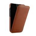 Melkco Jacka Series Waxfall  Premium Leather Cover Case for Apple iPhone 13 Pro Max (6.7") - (Tan WF )
