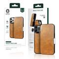 Green Lion PU Leather Wallet Folio Case for iPhone 13 Pro ( 6.1" ) - Brown
