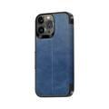 Green Lion PU Leather Wallet Folio Case for iPhone 13 Pro Max ( 6.7" ) - Blue