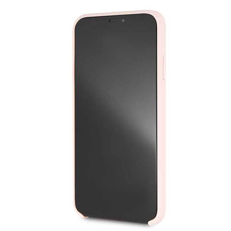 CG MOBILE Guess Silicone Phone Case Compatible for Apple iPhone Xs Max (6.5") Anti-Scratch Mobile Case Officially Licensed - Light Pink