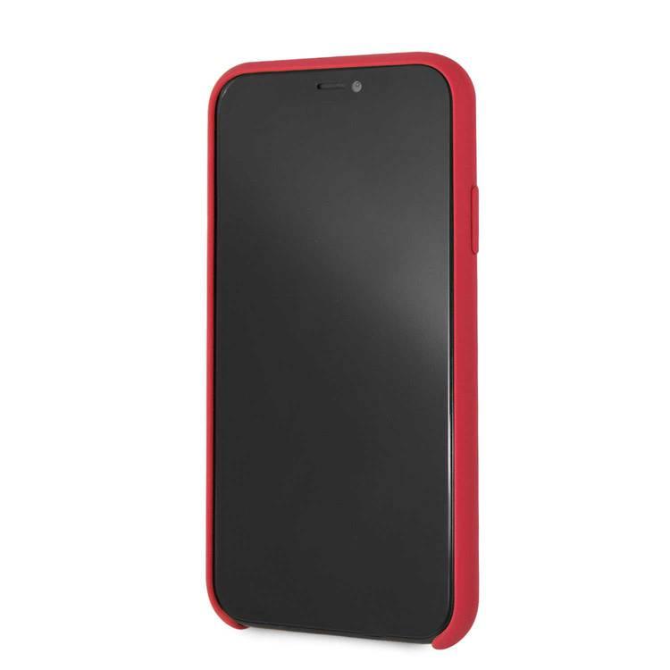 CG MOBILE Guess Silicone Phone Case Compatible for Apple iPhone Xr (6.1") Anti-Scratch Mobile Case Officially Licensed - Red