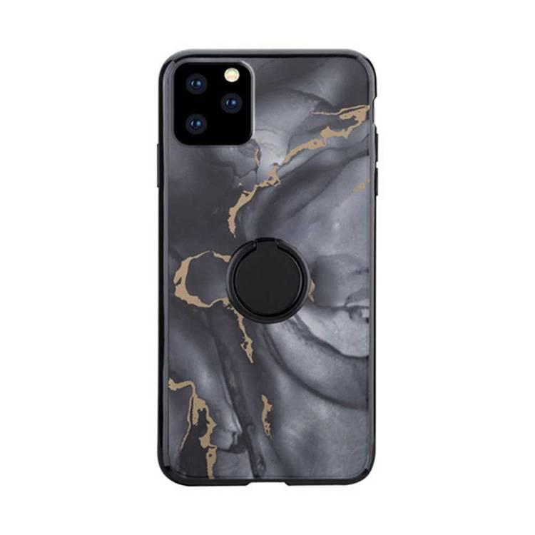 Habitu Marble Case with Ring for iPhone 11 Pro - Volos