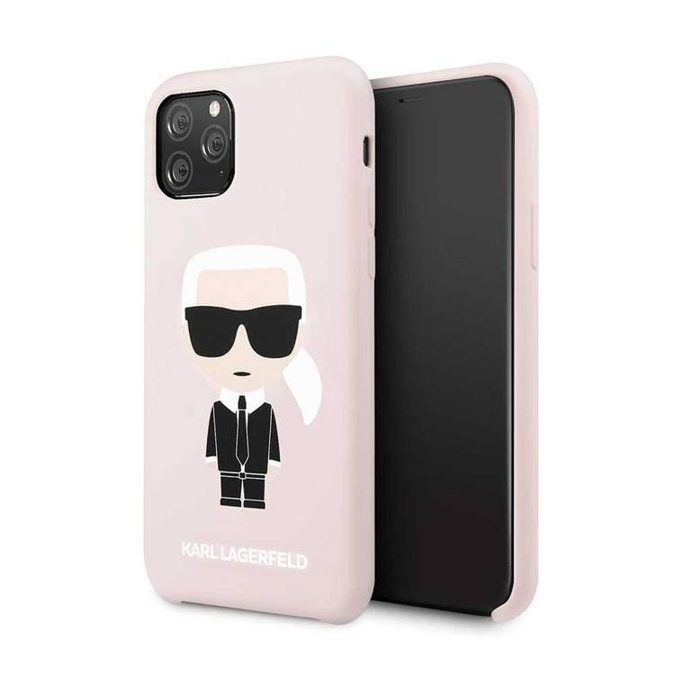 Karl Lagerfeld Full Body Ikonik Silicone Case For iPhone 11 Pro - Pink