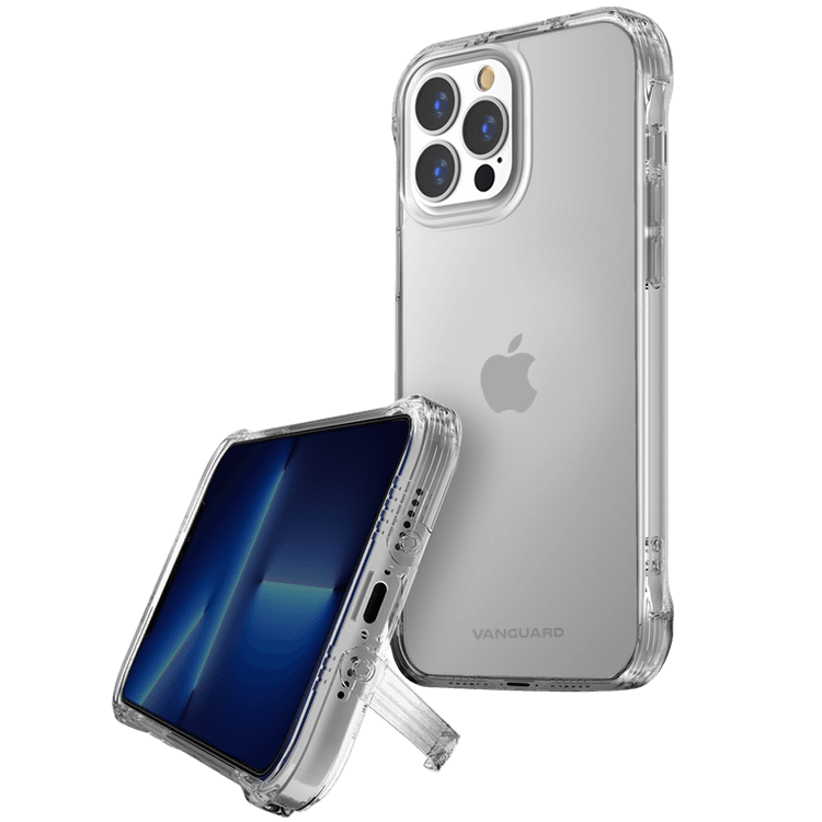 Viva Madrid Vanguard Shield Maximus + TPU Hybrid Case For iPhone 13 Pro (6.1") - Clear