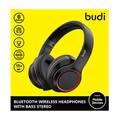 Budi Bluetooth Wireless Headphone With Bass Stereo - Black