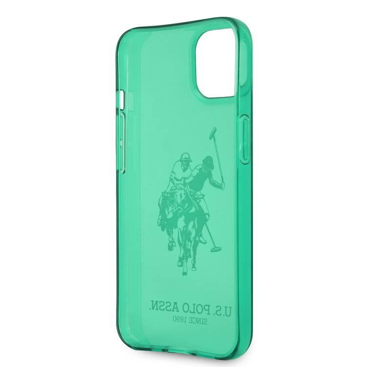 US Polo Assn Full TPU DH Logo Flou Case for iPhone 13 ( 6.1 ) - Green