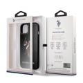 US Polo Assn Full TPU DH Color Logo Case for iPhone 13  ( 6.1  ) - Black