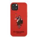 US Polo Assn Full TPU DH Color Logo Case for iPhone 13  ( 6.1  ) - Red