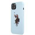 US Polo Assn Full TPU DH Color Logo Case for iPhone 13  ( 6.1  ) - Blue