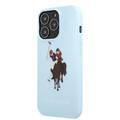 US Polo Assn Full TPU DH Color Logo Case for iPhone 13 Pro Max ( 6.7  ) - Blue