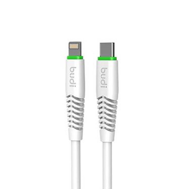 Budi PD / Sync USB Cable To Lightning Cable PD - White