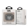 Karl Lagerfeld TPU Choupette Glitter Case for Apple Airpods 3 - Black