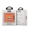 Karl Lagerfeld TPU Choupette Fluo Case for Apple Airpods 3 - Orange