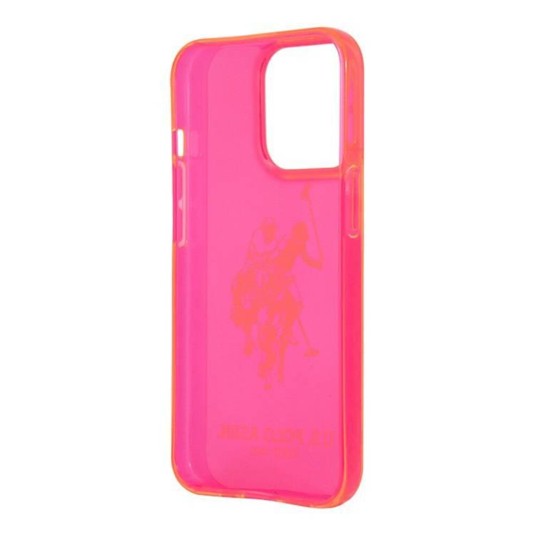 US Polo Assn Full TPU DH Logo Flou Case for iPhone Pro Max ( 6.7 ) - Pink