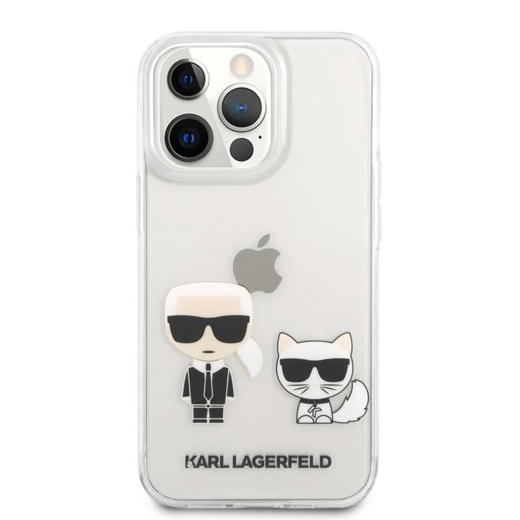 Karl Lagerfeld PC/TPU Hard Case Ikonik Choupette For iPhone 13 Pro Max (6.7 ) - Transparent