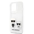 Karl Lagerfeld PC/TPU Hard Case Ikonik Choupette For iPhone 13 Pro Max (6.7 ) - Transparent