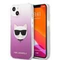 Karl Lagerfeld PC/TPU Choupette Head Case For iPhone 13 (6.1 ) - Pink