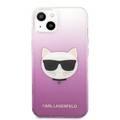 Karl Lagerfeld PC/TPU Choupette Head Case For iPhone 13 (6.1 ) - Pink
