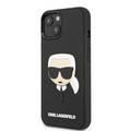 Karl Lagerfeld 3D Rubber Case Karl Head For iPhone 13 (6.1 ) - Black