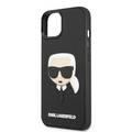 Karl Lagerfeld 3D Rubber Case Karl Head For iPhone 13 (6.1 ) - Black