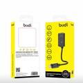 Budi Lightning To Dual Lightning 4 in 1 Adapter - Black