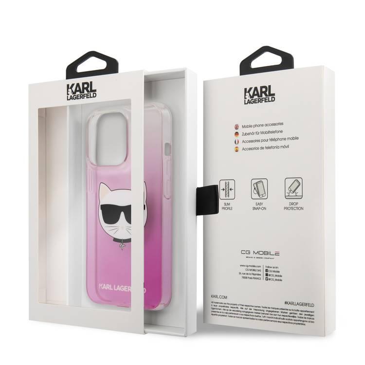 Karl Lagerfeld PC/TPU Choupette Head Case For iPhone 13 (6.1 ) - Pink