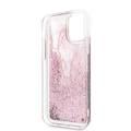 Karl Largefeld Transparent Glitter Signature for iPhone 11 Pro Max - Rose Gold