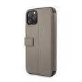 Mercedes-Benz Perforation Leather Booktype Case for iPhone 11 Pro Max - Brown