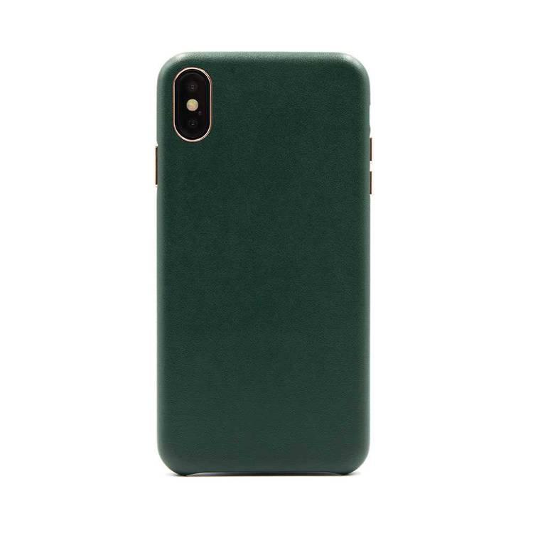 Porodo Classic Leather Back Case For iPhone Xs/Max - Green