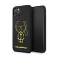 Karl Lagerfeld Ikonik Silicone Case For iPhone 11 Pro Max - Black