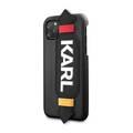Karl Lagerfeld PU Hard Case with Strap iPhone 11 Pro - Black