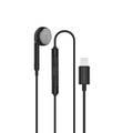 Powerology Mono Single Earphone with MFi Lightning Connector - Black