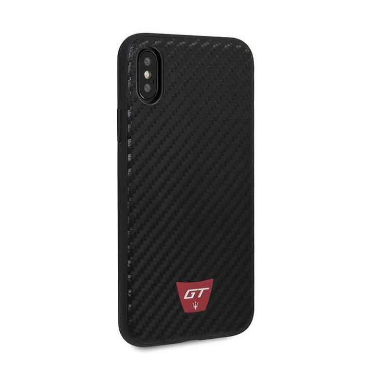 Maserati Gransport GT Real Carbon Hard Case for iPhone X - Black