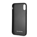 Mercedes-Benz New Organic I Genuine Leather Hard Case for iPhone Xr - Black