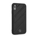 Mercedes-Benz New Organic I Genuine Leather Hard Case for iPhone Xr - Black