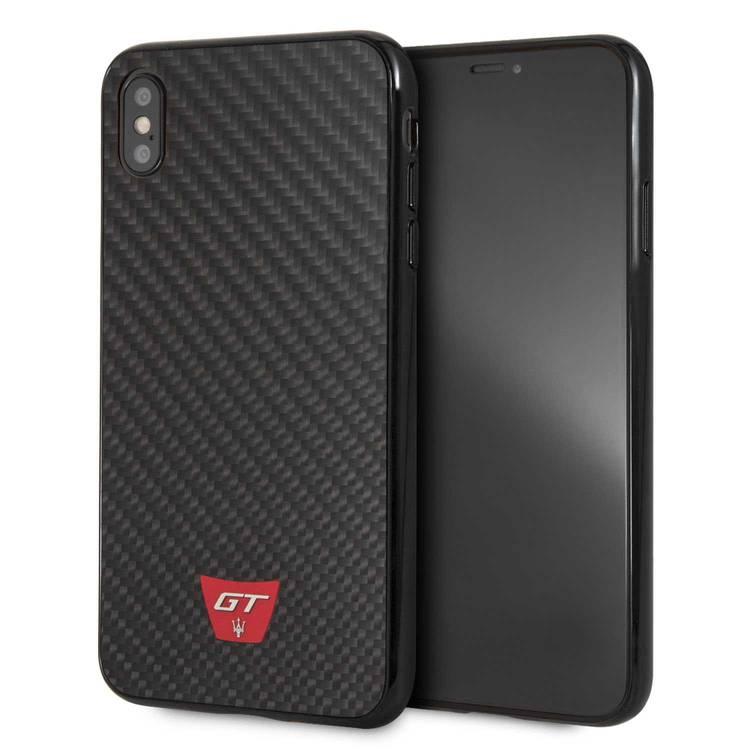 Maserati Gransport GT Real Carbon Hard Case for iPhone Xs Max - Black